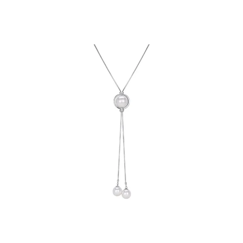 HMZ Faux Pearl Necklaces Women's-0