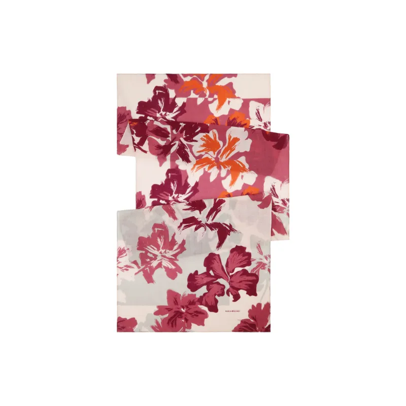 MARJAKURKI Red Scarf Atmosphere Abstract Aesthetics Greeting Card Elegance Unisex-3