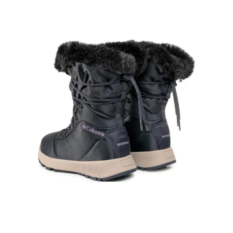 Columbia Slopeside Wear-Resistant Slip-Resistant Crew Snow Boots Women's Dark Gray-4