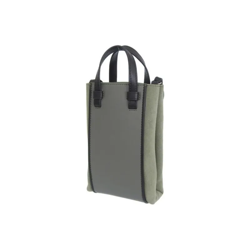 Furla Leather Shoulder Bag, Crossbody Bag, Handbag Mini Unisex Green-3