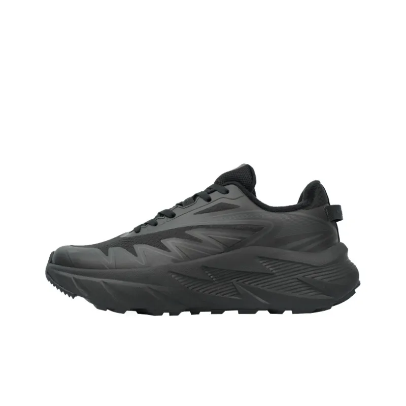 MINEPAIR Ton Support Balance Warm Low Top Casual Shoes Unisex Black Warrior-0