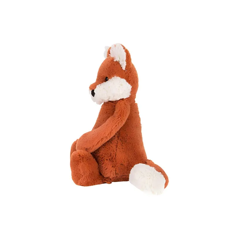 JELLYCAT Smile Big Teeth Jellycat Animal Shy Fox Cubs Dolls Plush Doll 18cm High-1
