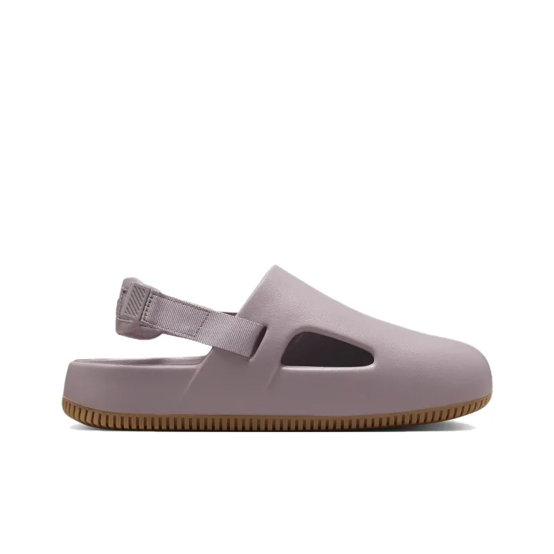 Nike Calm Mule Light Violet Ore Gum Medium Brown Women's-1