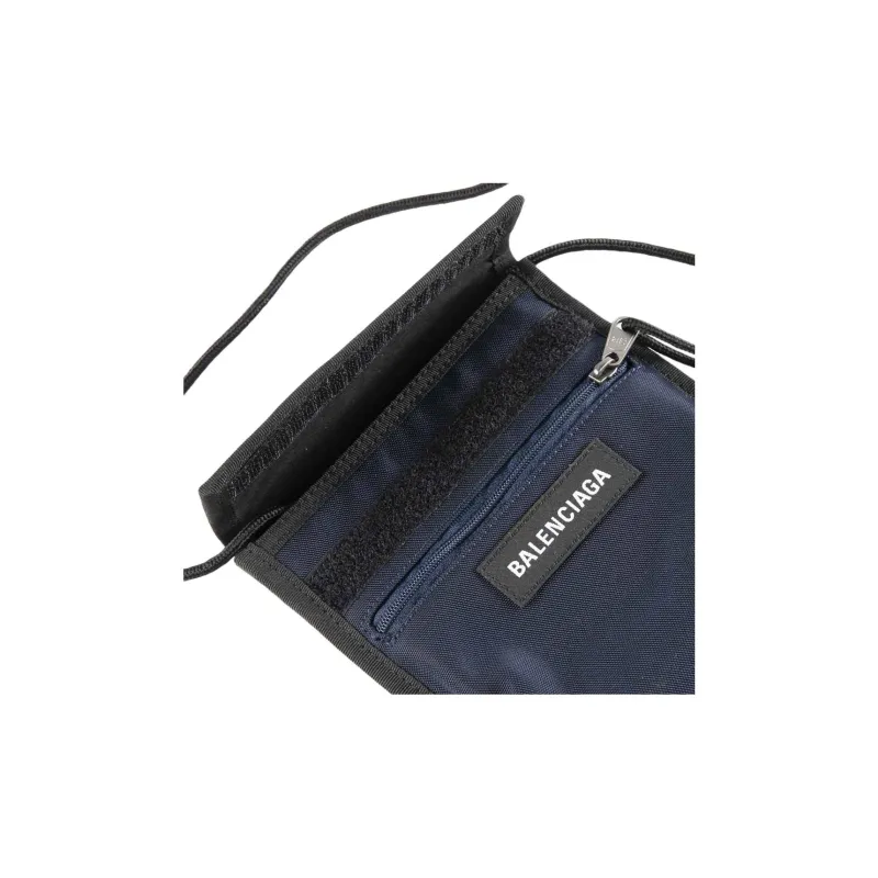Balenciaga Explorer Nylon Crossbody Bag Shoulder Bag Unisex Marine Blue-5