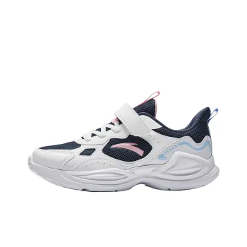 Antakids Lightweight Cushioning Low Top Kids' Running Shoes Blue White Teenagers