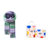 Green Purple+Polka Dot Box