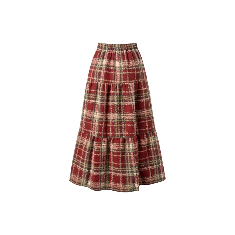 XUANSHU Casual Long Skirts Women's-1