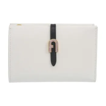 Furla Leather Wallet Women's White & Pink