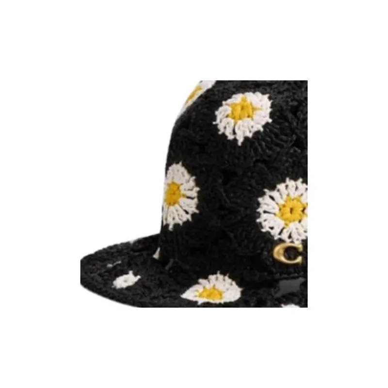 COACH Polyester Bucket Hats Women's Black-2