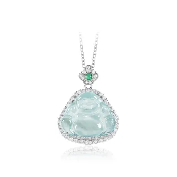 LANMUYINNUO Glutinous Jade Jadeite Necklaces Women's