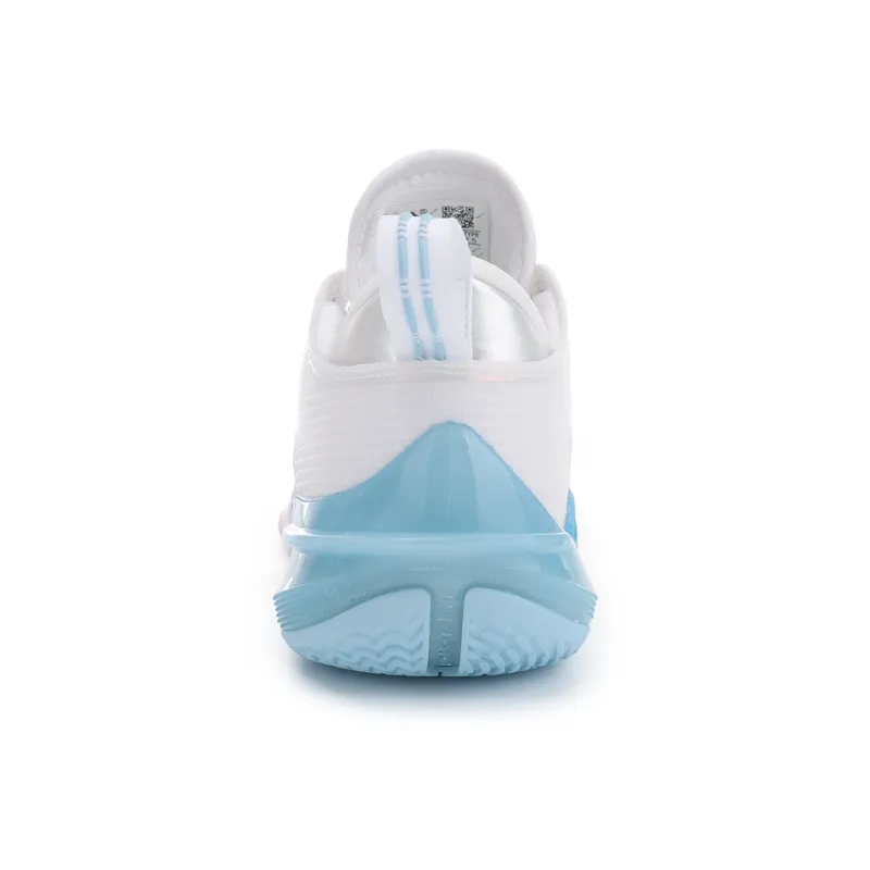 PEAK Flashing 6 Basketball Shoes Men Low Top Baymax/Chrysanthemum Blue-4