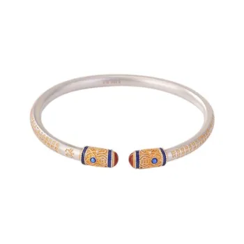 NSAOT 999 Fine Silver Sterling Silver Bracelets Women's
