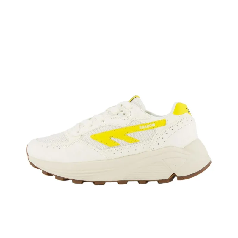 HI TEC Anti Slip Wear Resistant Low Top Casual Shoes Unisex White Yellow-0