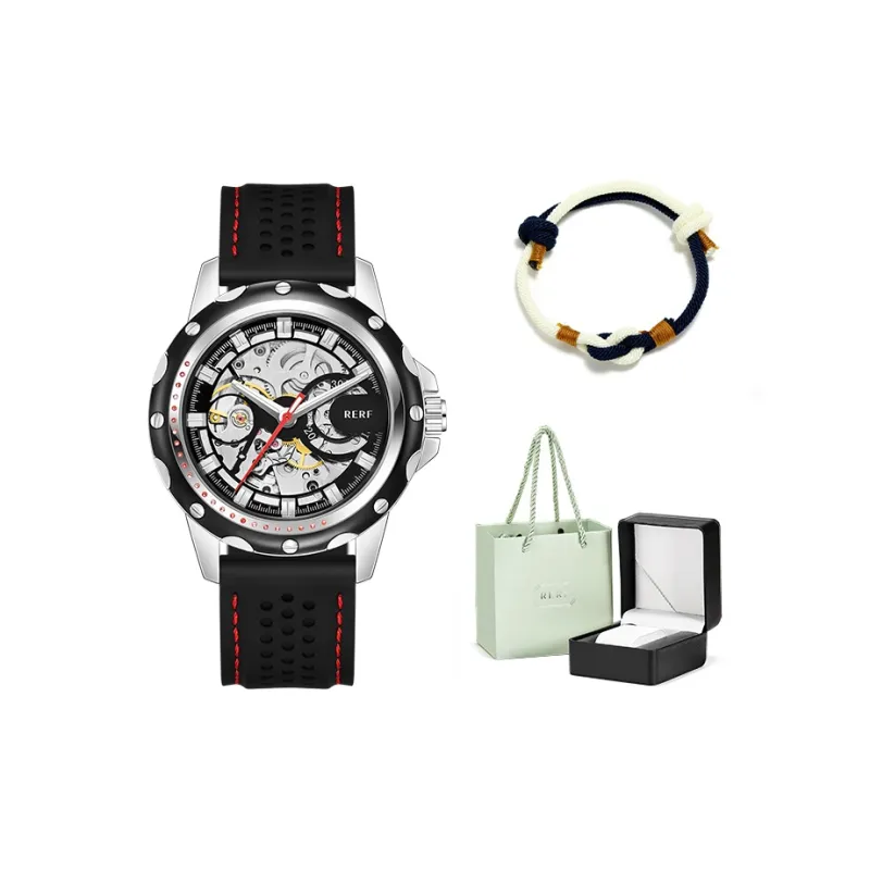 RERF Mechanical Movement Men's Watches Silver Dial-0