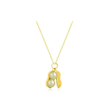 WANLIACC Alloy Good Luck Peanut Necklace Women's