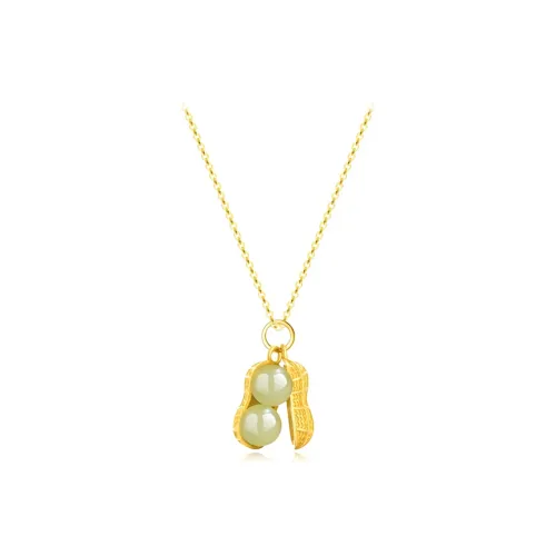 WANLIACC Alloy Good Luck Peanut Necklace Women's