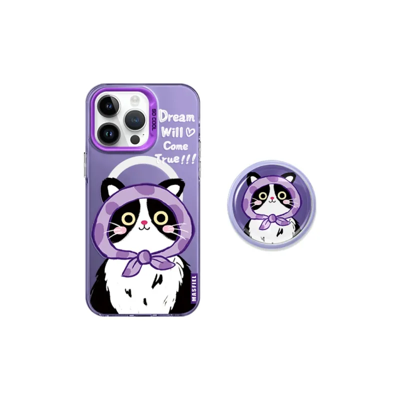 Marsfield TPU Material Soft Edged Magnetic Case Phone Cases Compatible With Apple 16/15/14 Pro/Mac Pro-4