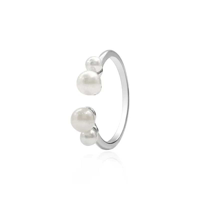 ZHENZHUAOMI Freshwater Pearl Rings Women's-3