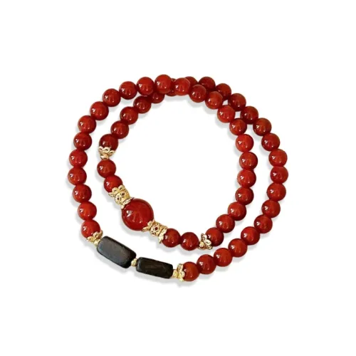 CANHUI Agate Double Circle Bracelet Women's