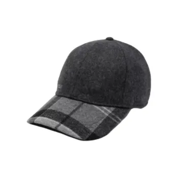 BARBOUR Wool Baseball Caps Men's Light Gray