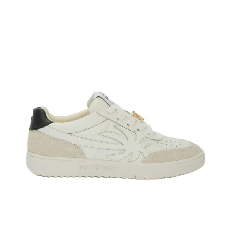 PALM ANGELS Palm Beach University Leather Sneakers-1