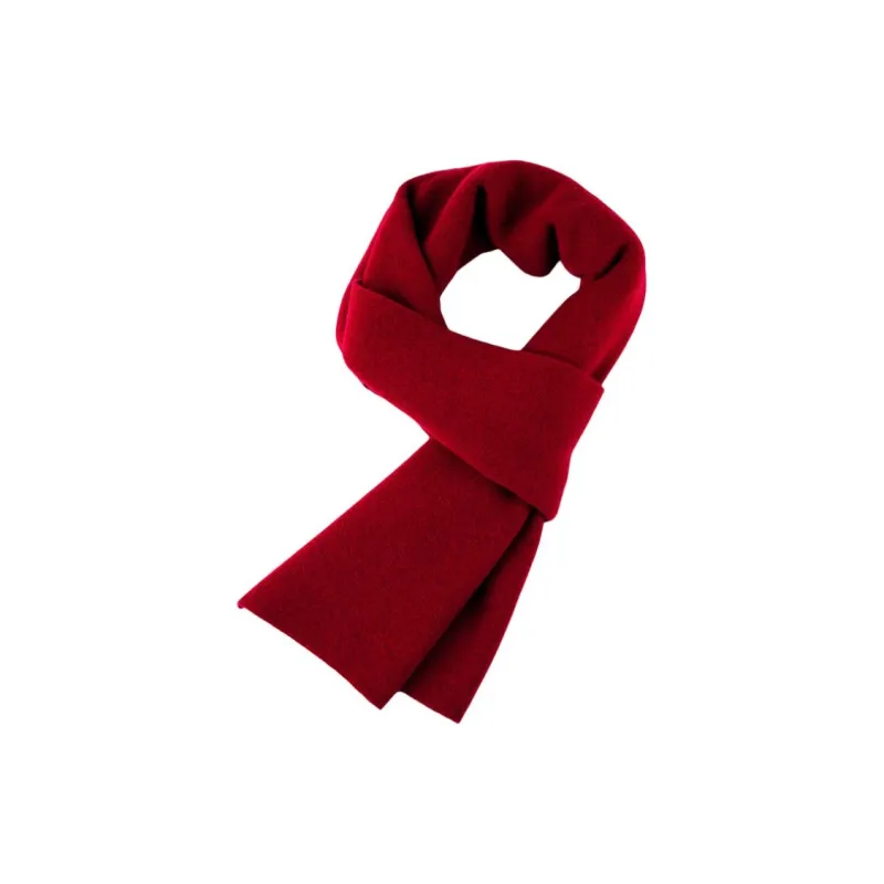 H YXIANG Wool Knit Scarves Men's-0