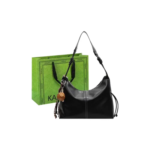 KARUISHA PU Tote Bag Shopping Bag Crossbody Bag Shoulder Bag Regular Women's Black/Mud/Caramel Brown/Coffee