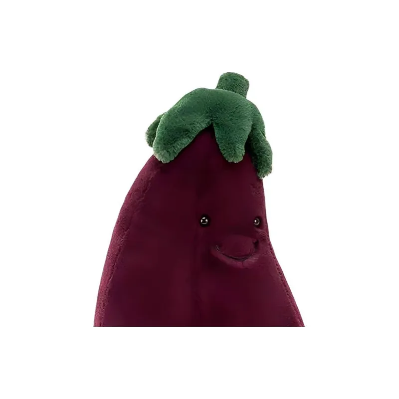 JELLYCAT Fun Food Collection Eggplant Purple Dolls Plush Doll 31cm High-2