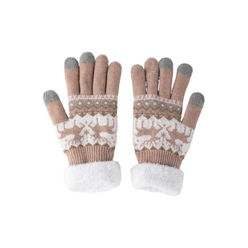 PALBAS Polyester Knit Gloves Women's-0