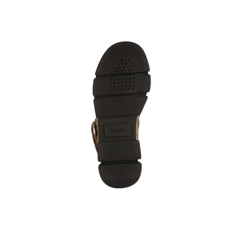 GEOX Lisbona One Strap Sandals Women's Green-5