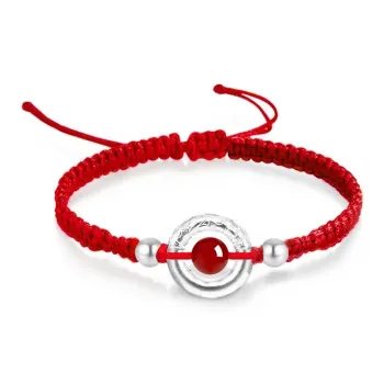 Love Link 999 Fine Silver Bracelets Unisex