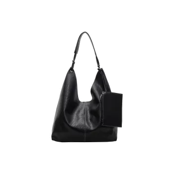 Gerlanx Pu Shoulder Bag Large Size Women's Black Burgundy Khaki Coffee