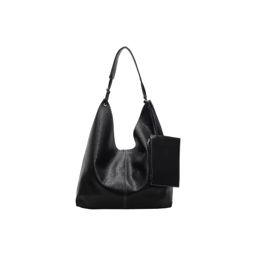 Gerlanx Pu Shoulder Bag Large Size Women's Black Burgundy Khaki Coffee