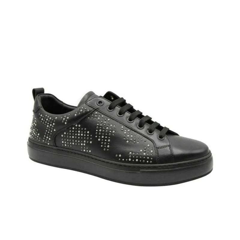 MCM Low Top Skateboard Shoes Men's Black-2