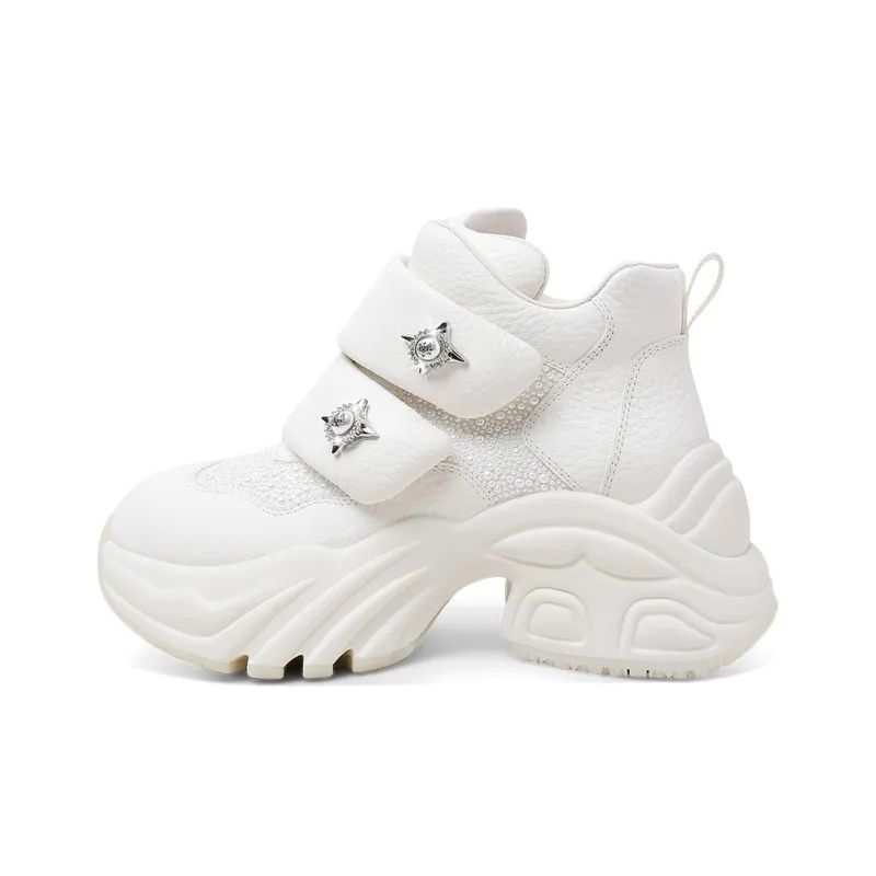 Hoov Height Increasing High-Top Chunky Sneakers Women's-0