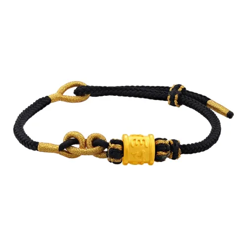 CHOW KING SANG Gold Bracelet Unisex