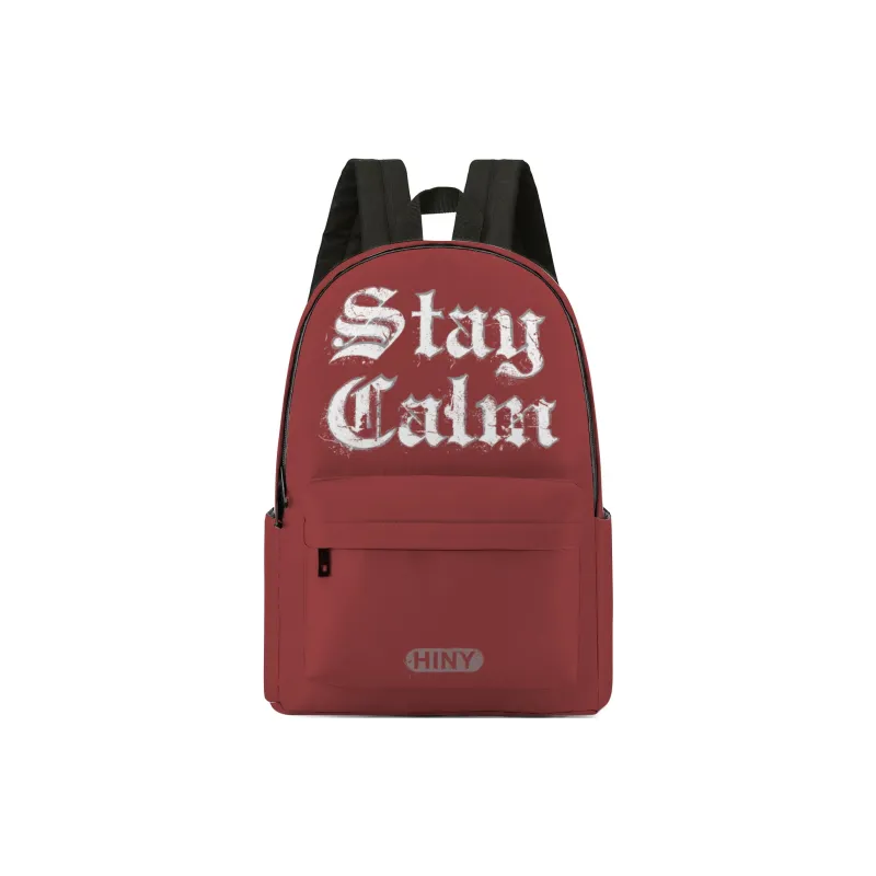 HINY Polyester Student Backpack Regular Unisex Multicolor-9
