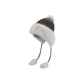 FREE RABBITⅡ Winter Sweet And Cute Wool Ball Knitted Fabric Beanies Women's