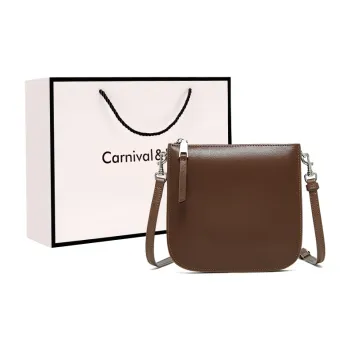 Carnival Keep Cow Leather Small Square Bag Crossbody Bags Shoulder Bags Small Size Women's Coffee/Black/Caramel