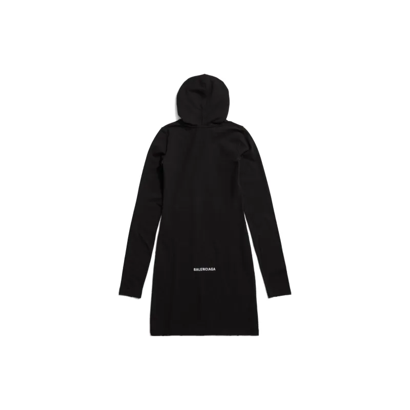 Balenciaga FW24 Long-Sleeved Dresses Slim Fit Women's Black-1