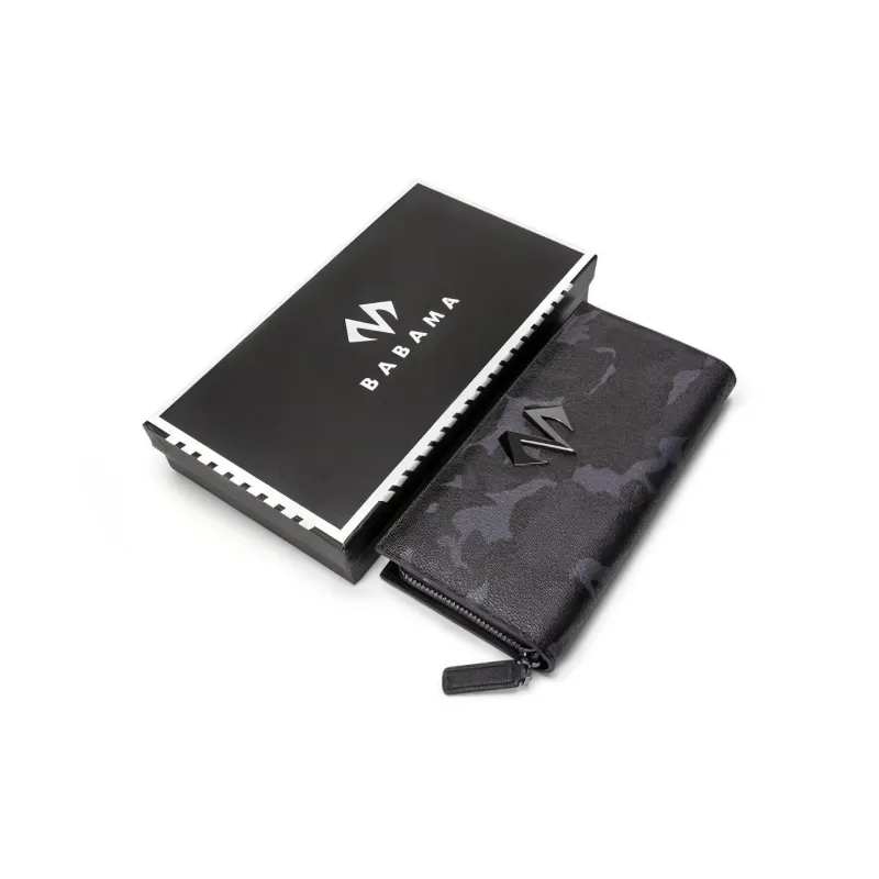 BABAMA PVC Multiple Card Slots, Long, Wallet Regular Men's-3