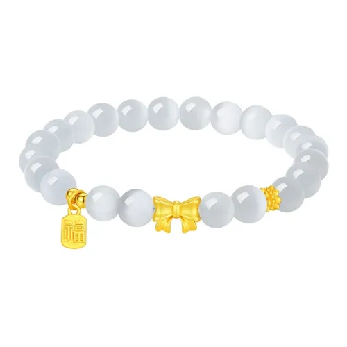 Heart Grass Cat's Eye Stone Bracelets Women's