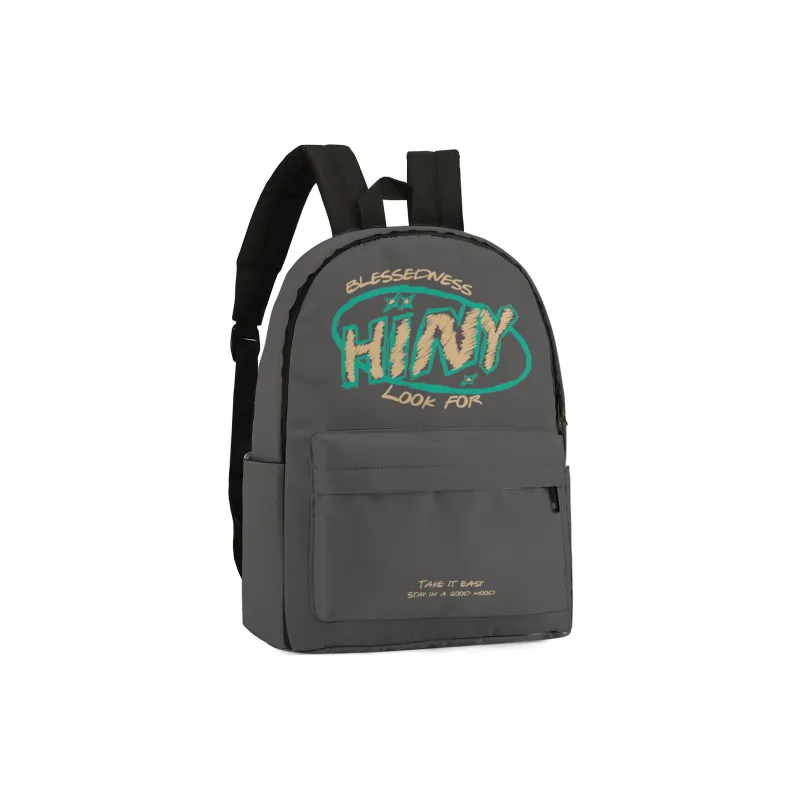 HINY Polyester Student Backpack Regular Unisex Multicolor-2