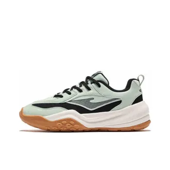 Erke Anti Slip Wear Resistant Low Top Casual Shoes Women's Green Black