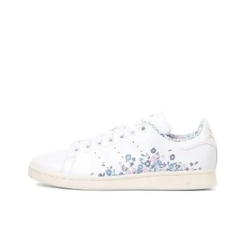 LIBERTY x Adidas Originals Anti Slip Wear Resistant Low Top Skateboard Shoes Unisex White