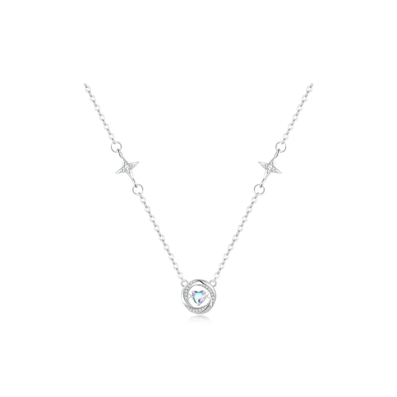TEEX Synthetic Cubic Zirconia Necklaces Women's-0