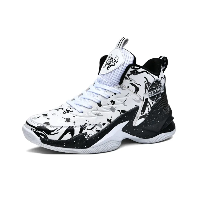 MUSNODO Thermal Coverage Rebound Abrasion Resistant High Top Basketball Shoes Unisex-14