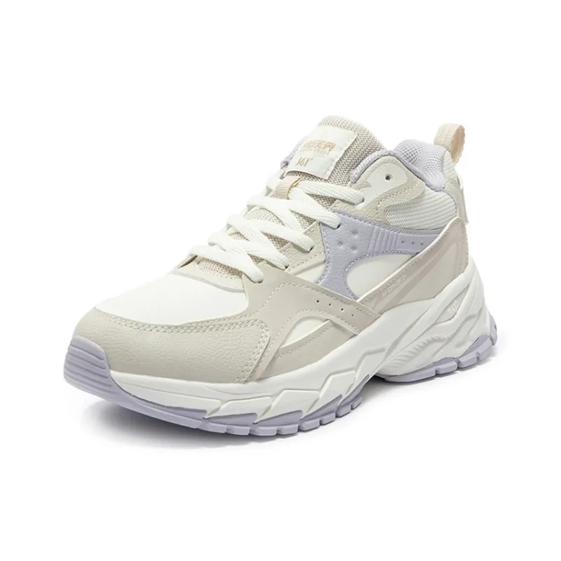 361° Slip Resistant, Abrasion Resistant, Thermal Low Top Casual Shoes Women's Beige Purple-1