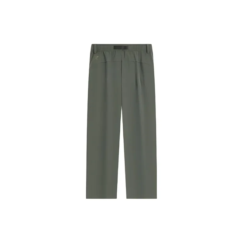 XTEP Casual Pants Unisex Que Mo Green-1