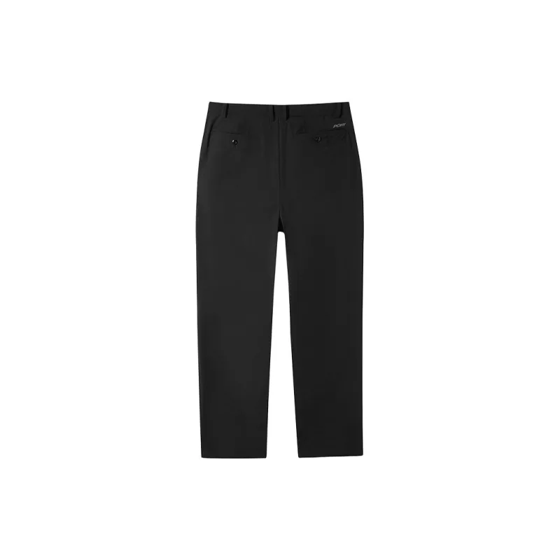 Pony Casual Pants Men Black-1